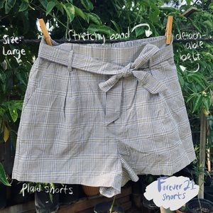Forever 21 Plaid Shorts